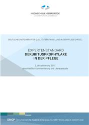 Cover Expertenstandard Dekubitusprophylaxe in der Pflege