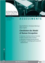 Cover Checklisten des Model of Human Occupation