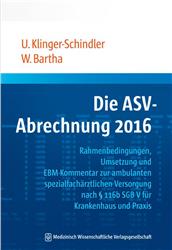 Cover Die ASV-Abrechnung 2016