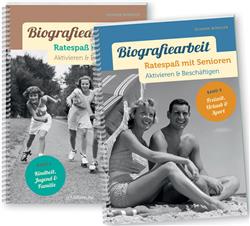 Cover Biografiearbeit - Ratespaß mit Senioren / 2 Bände im Set