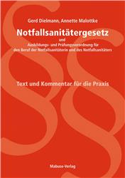 Cover Notfallsanitätergesetz und Ausbildungs- und Prüfungsverordnung