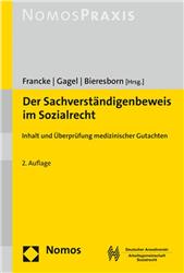 Cover Der Sachverständigenbeweis im Sozialrecht