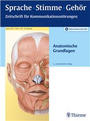 Cover Sprache-Stimme-Gehör - Anatomische Grundlagen