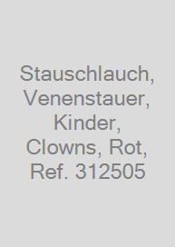 Cover Stauschlauch, Venenstauer, Kinder, Clowns, Rot, Ref. 312505