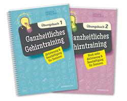 Cover Ganzheitliches Gehirntraining Übungsbücher 1+2 im Set