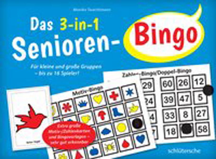 Das 3-in-1 Senioren-Bingo