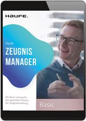 Cover Haufe Zeugnis Manager Basic Online-Datenbank