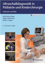 Cover Ultraschalldiagnostik in Pädiatrie und Kinderchirurgie