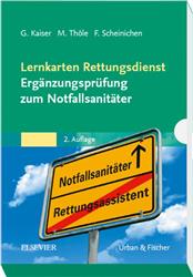 Cover Lernkarten Rettungsdienst - Ergänzungsprüfung zum Notfallsanitäter