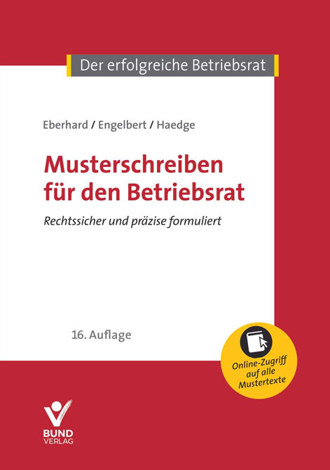 Musterschreiben für den Betriebsrat