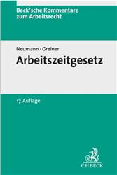 Cover Arbeitszeitgesetz