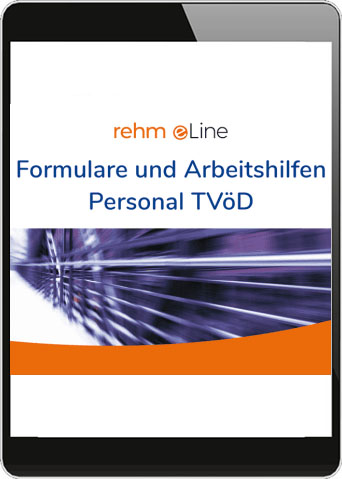 Formulare und Arbeitshilfen Personal TVöD (Online-Datenbank)