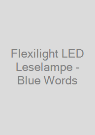 Flexilight LED Leselampe - Blue Words