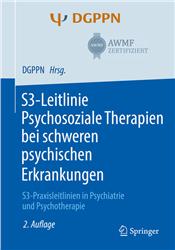 Cover S3-Leitlinie Psychosoziale Therapien bei  schweren psychischen Erkrankungen