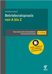 Cover Betriebsratspraxis von A bis Z