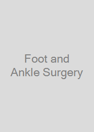 Cover Foot and Ankle Surgery