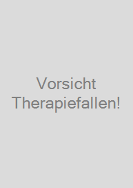 Cover Vorsicht Therapiefallen!