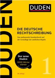 Cover Duden Band 1: Die deutsche Rechtschreibung