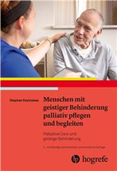 Cover Menschen mit geistiger Behinderung palliativ pflegen und begleiten