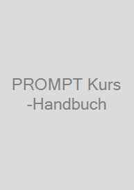 Cover PROMPT Kurs-Handbuch