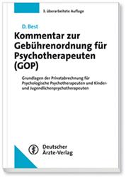 Cover Kommentar zur Gebührenordnung für Psychotherapeuten (GOP)