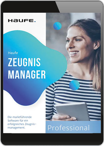 Haufe Zeugnis Manager Professional (Online-Datenbank)