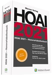 Cover HOAI 2021 - Honorartabellenbuch