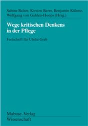 Cover Wege kritischen Denkens in der Pflege