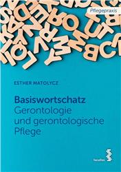 Cover Basiswortschatz Gerontologie und gerontologische Pflege