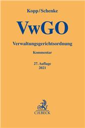 Cover VwGO - Verwaltungsgerichtsordnung