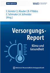 Cover Versorgungs-Report Klima und Gesundheit