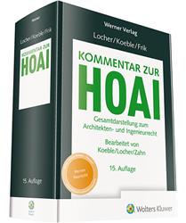 Cover Kommentar zur HOAI