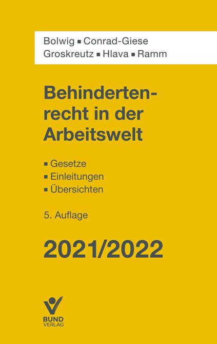 Behindertenrecht in der Arbeitswelt 2021/22