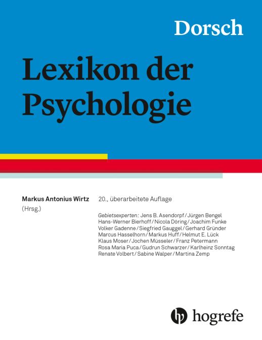 Dorsch - Lexikon der Psychologie