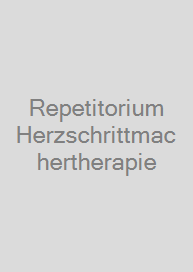 Cover Repetitorium Herzschrittmachertherapie