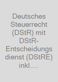 Cover Deutsches Steuerrecht (DStR) mit DStR-Entscheidungsdienst (DStRE) inkl. Datenbank BeckSteuerDirekt