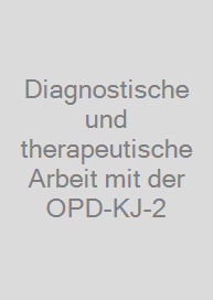 Cover Diagnostische und therapeutische Arbeit mit der OPD-KJ-2