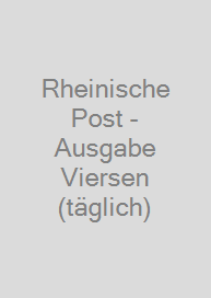 Cover Rheinische Post - Ausgabe Viersen (täglich)