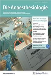 Cover Der Anästhesist