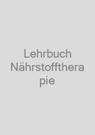 Cover Lehrbuch Nährstofftherapie