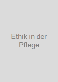 Cover Ethik in der Pflege