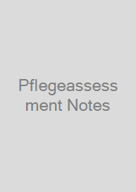 Pflegeassessment Notes