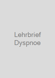 Lehrbrief Dyspnoe