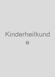 Kinderheilkunde