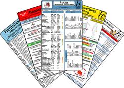 Cover Arztpraxis Karten-Set - praktisches Set mit Laborwerten, Medikamenten-Haltbarkeit, Reanimation, EKG Auswertung & med. Abkürzungen