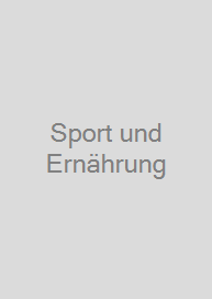 Sport und Ernährung