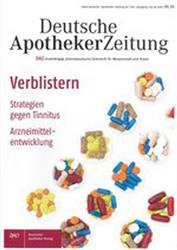 Cover Deutsche Apotheker Zeitung