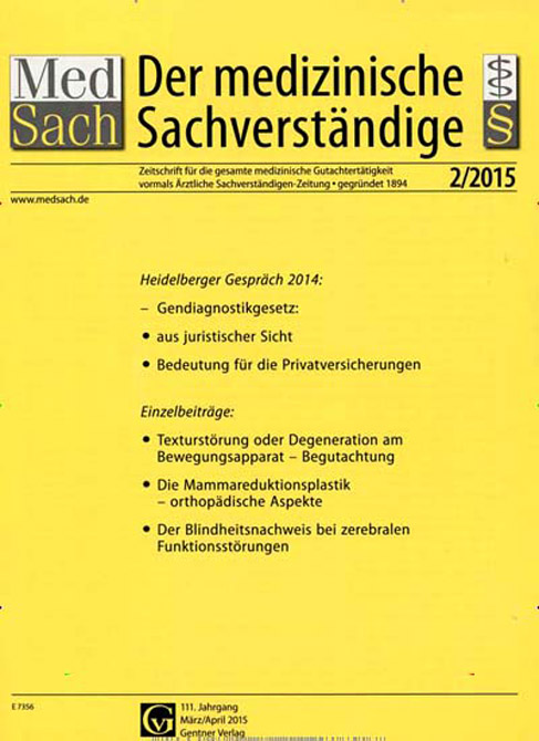 Der Medizinische Sachverständige