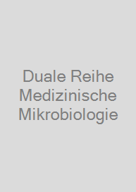Cover Duale Reihe Medizinische Mikrobiologie