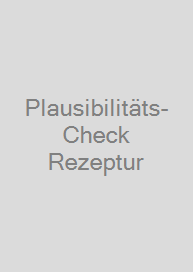 Cover Plausibilitäts-Check Rezeptur